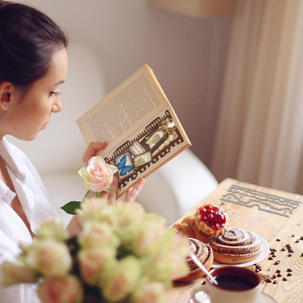 Troquel de Corte Vintage GLOBLELAND para Scrapbooking 3 Piezas