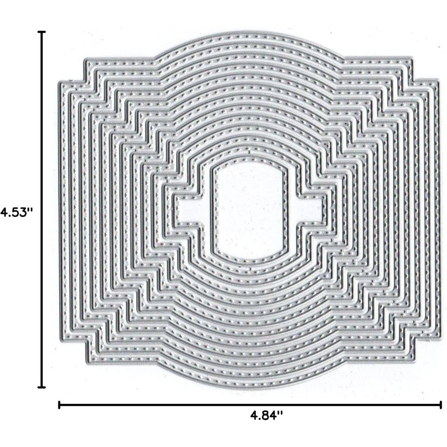Troqueles de Corte de Metal Adies 13 Piezas para Scrapbooking