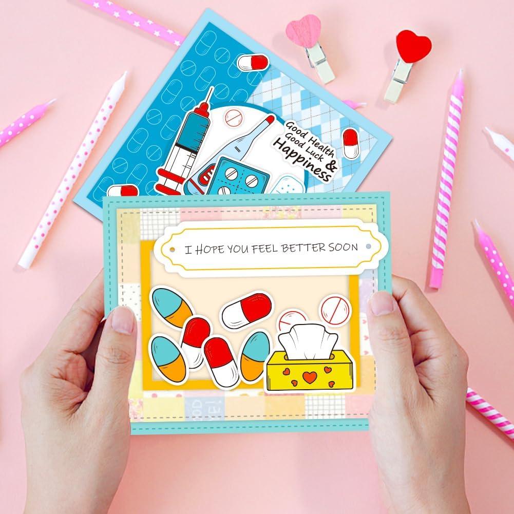 Conjunto de Sellos y Troqueles ORIGACH para Tarjetas de Mejorate