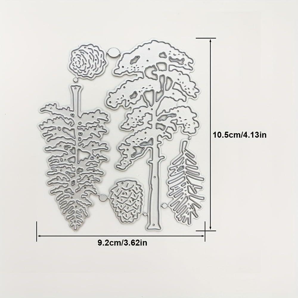 Troquel de Metal Lapoo para Scrapbooking - Árboles de Pino 9.14x10.41cm