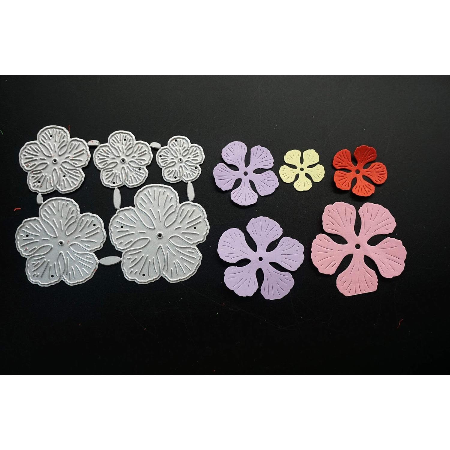 Troqueles de Corte de Metal Belamour 9 Flores y 2 Hojas