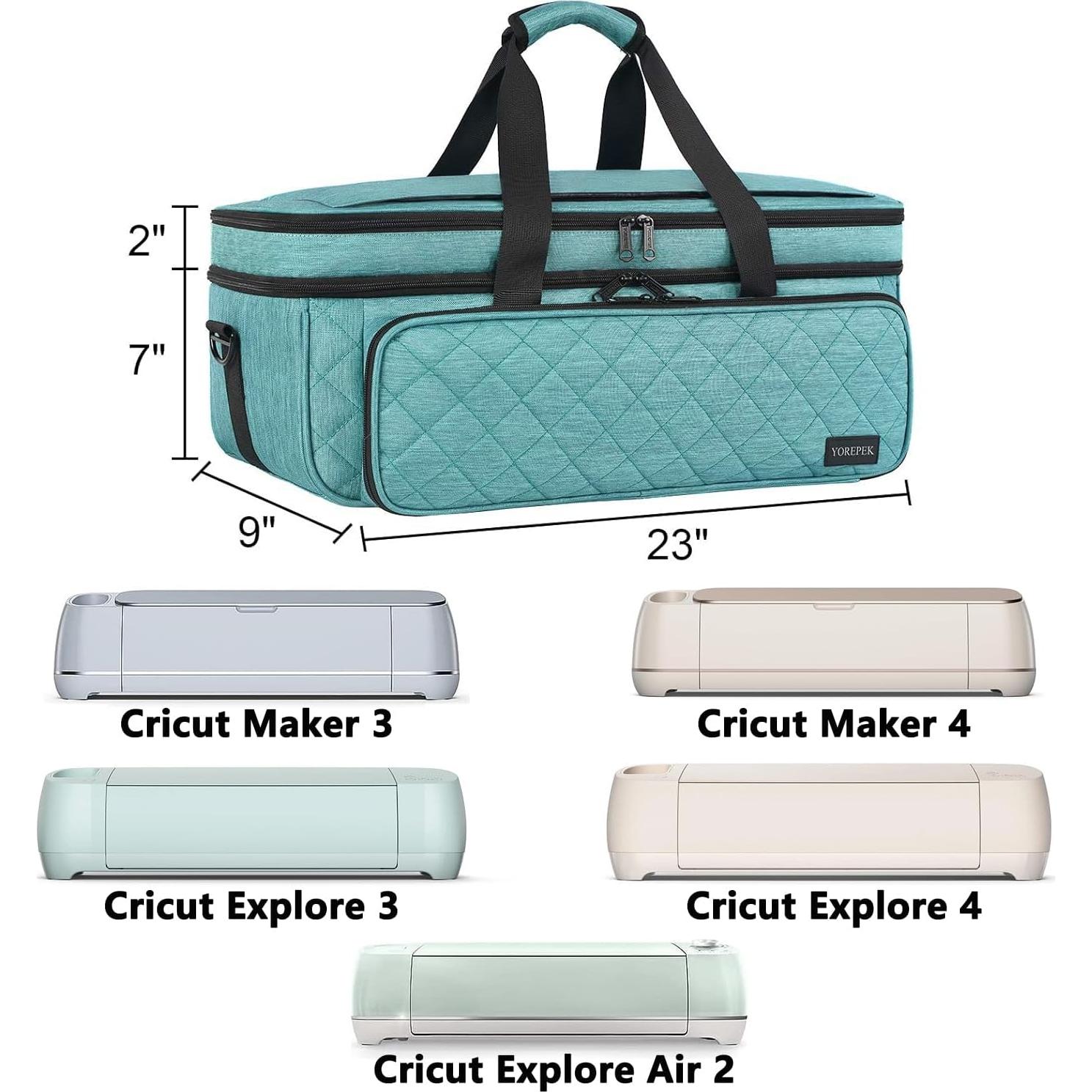 Funda YOREPEK para Cricut Maker 4 y Explore 4, Verde