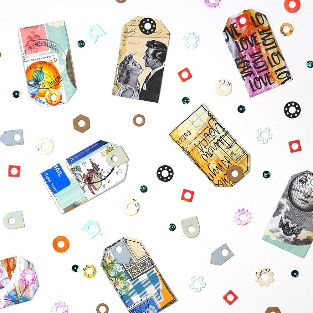 Troquel Decorativo Elizabeth Craft para Planificador - 12 Piezas