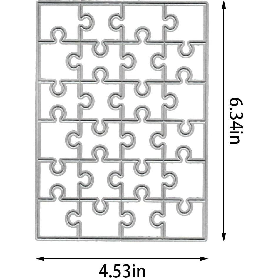Troquel de Rompecabezas ALIBBON para Scrapbooking 16.1x11.5cm