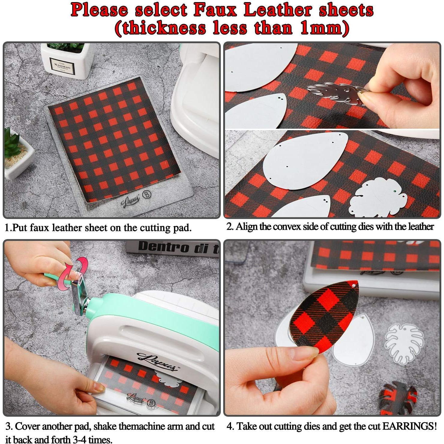 19 Troqueles de Metal para Pendientes Boao - DIY Cuero y Papel