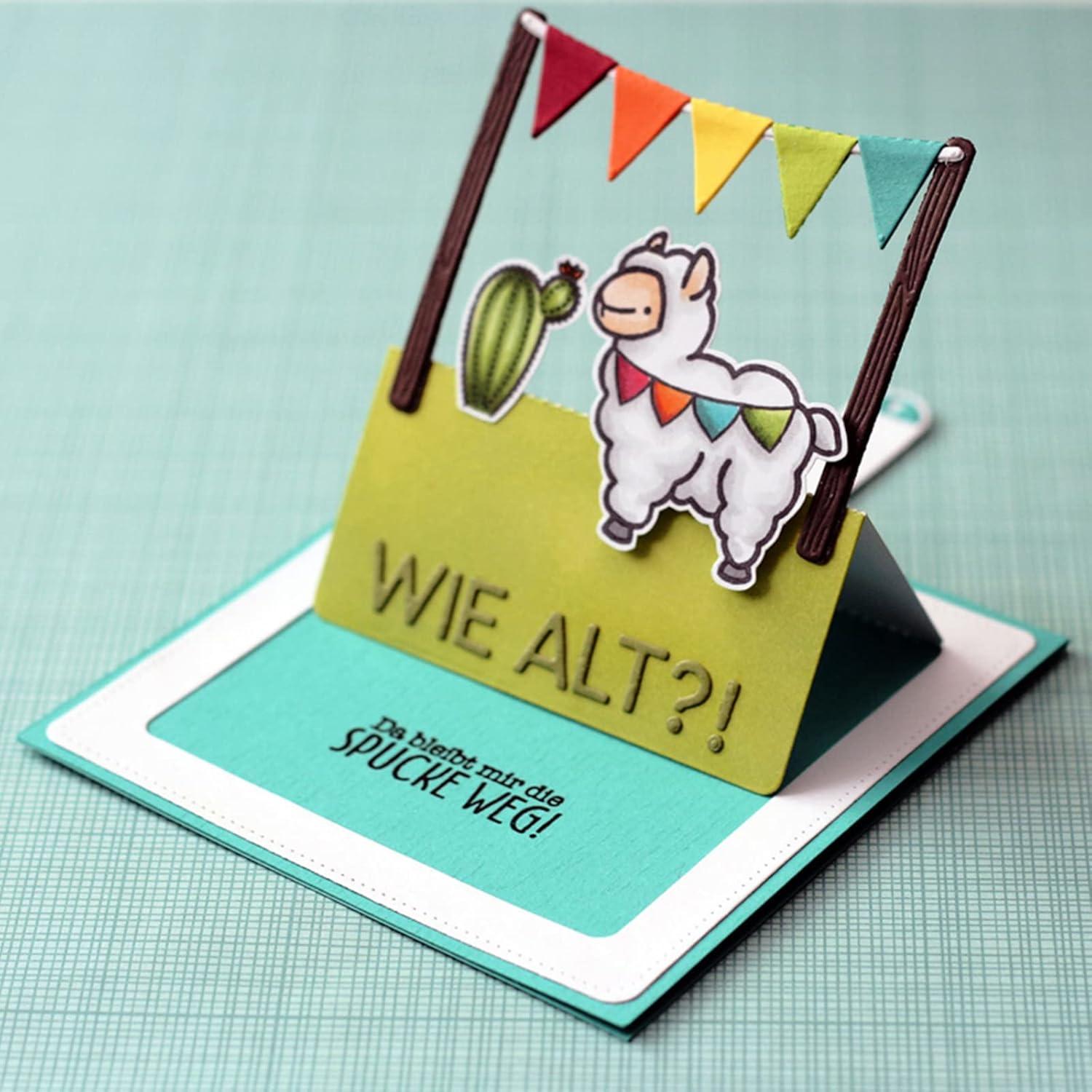 Troquel de Corte de Metal Hina 30x10 cm para Scrapbooking