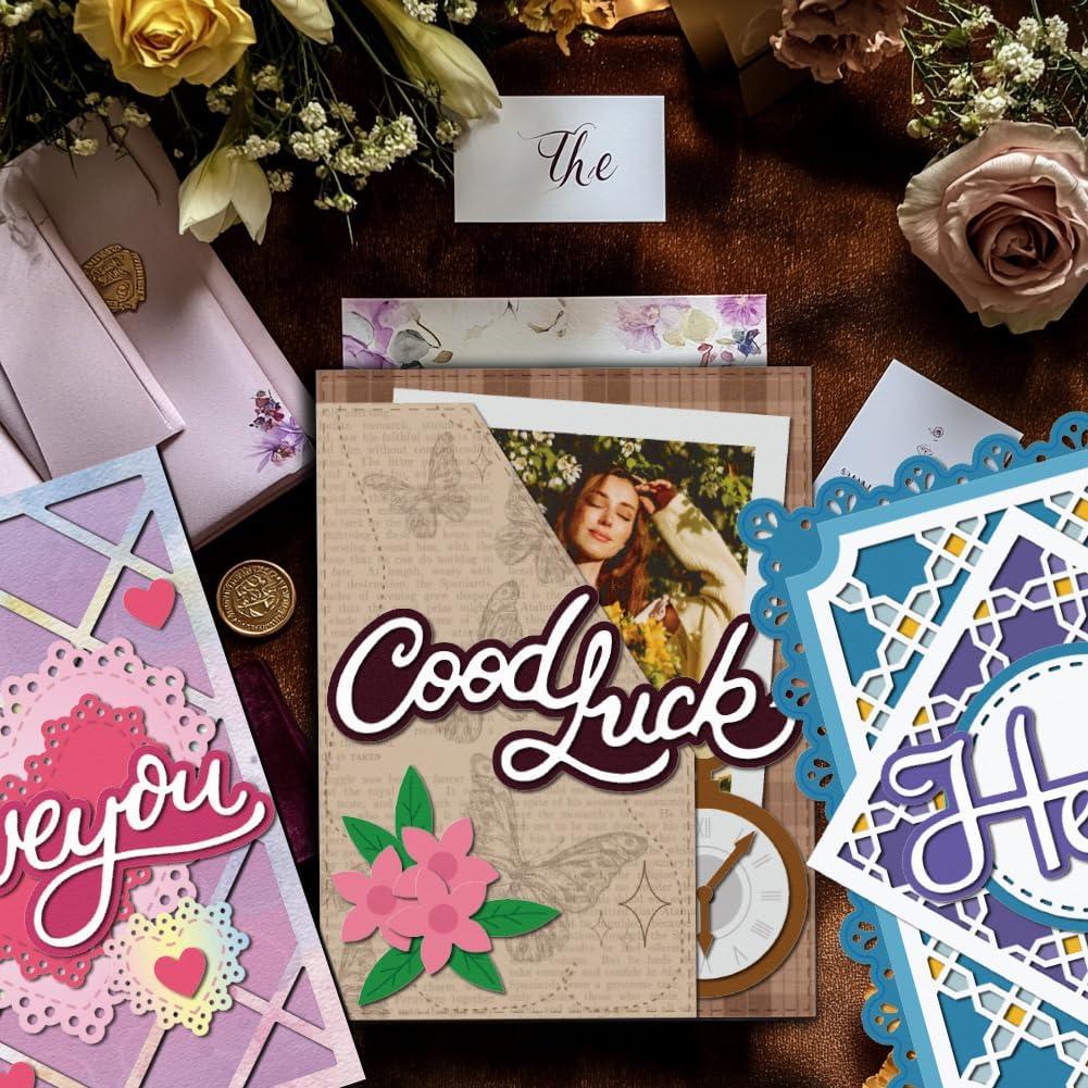 Cortes de Metal para Scrapbooking MAYJOYDIY - Palabras de Bendición