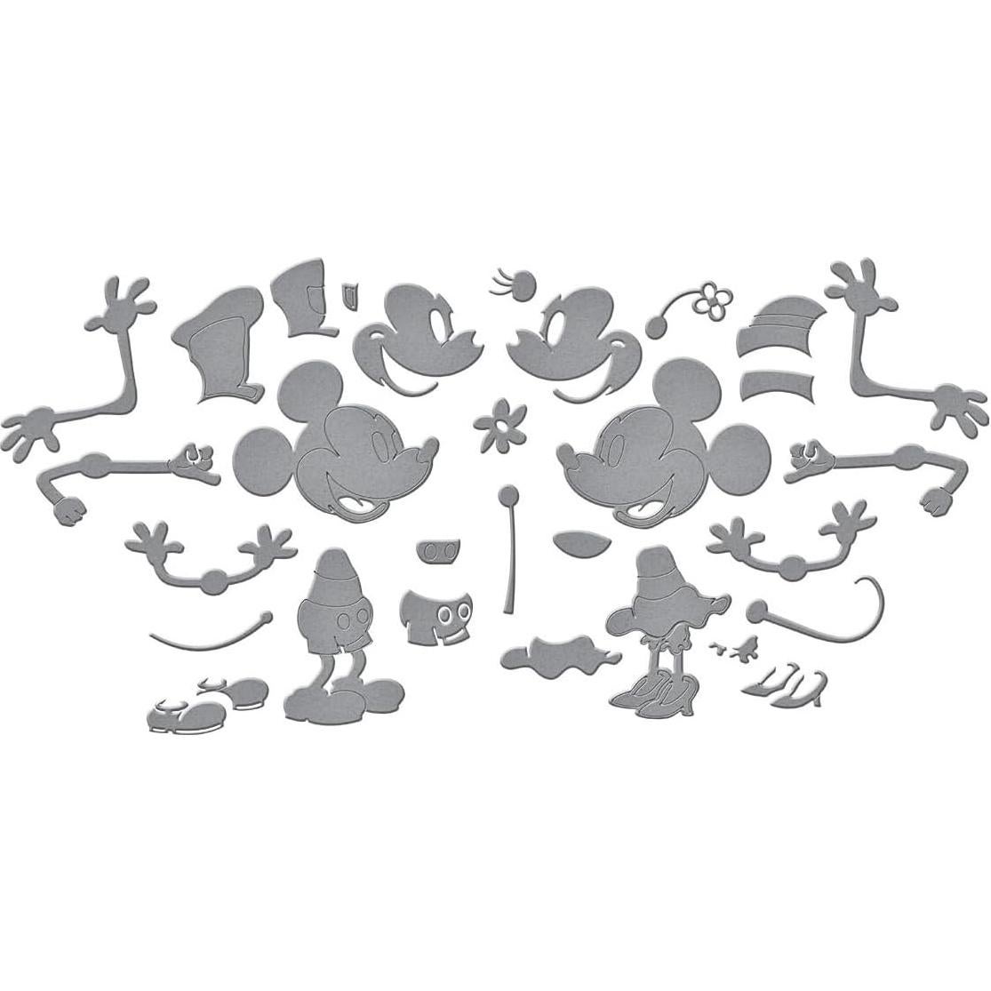 Troqueles de Corte Spellbinders Steamboat Willie - 29 Piezas