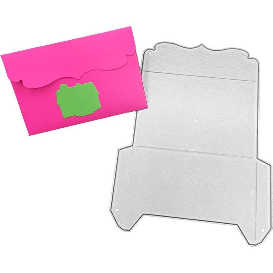 Troqueles de Sobre LANGFON para Scrapbooking 11.43x14.99 cm