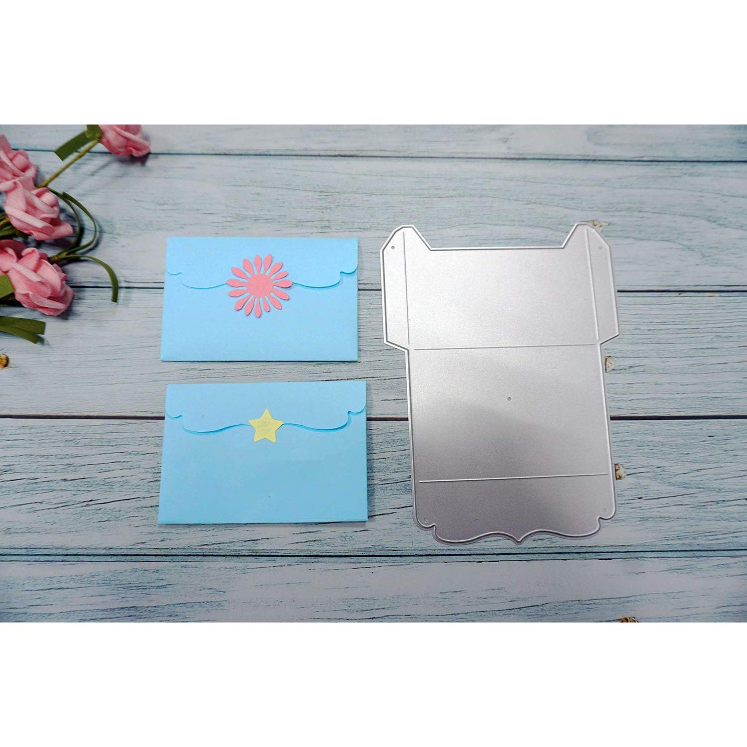 Troqueles de Sobre LANGFON para Scrapbooking 11.43x14.99 cm