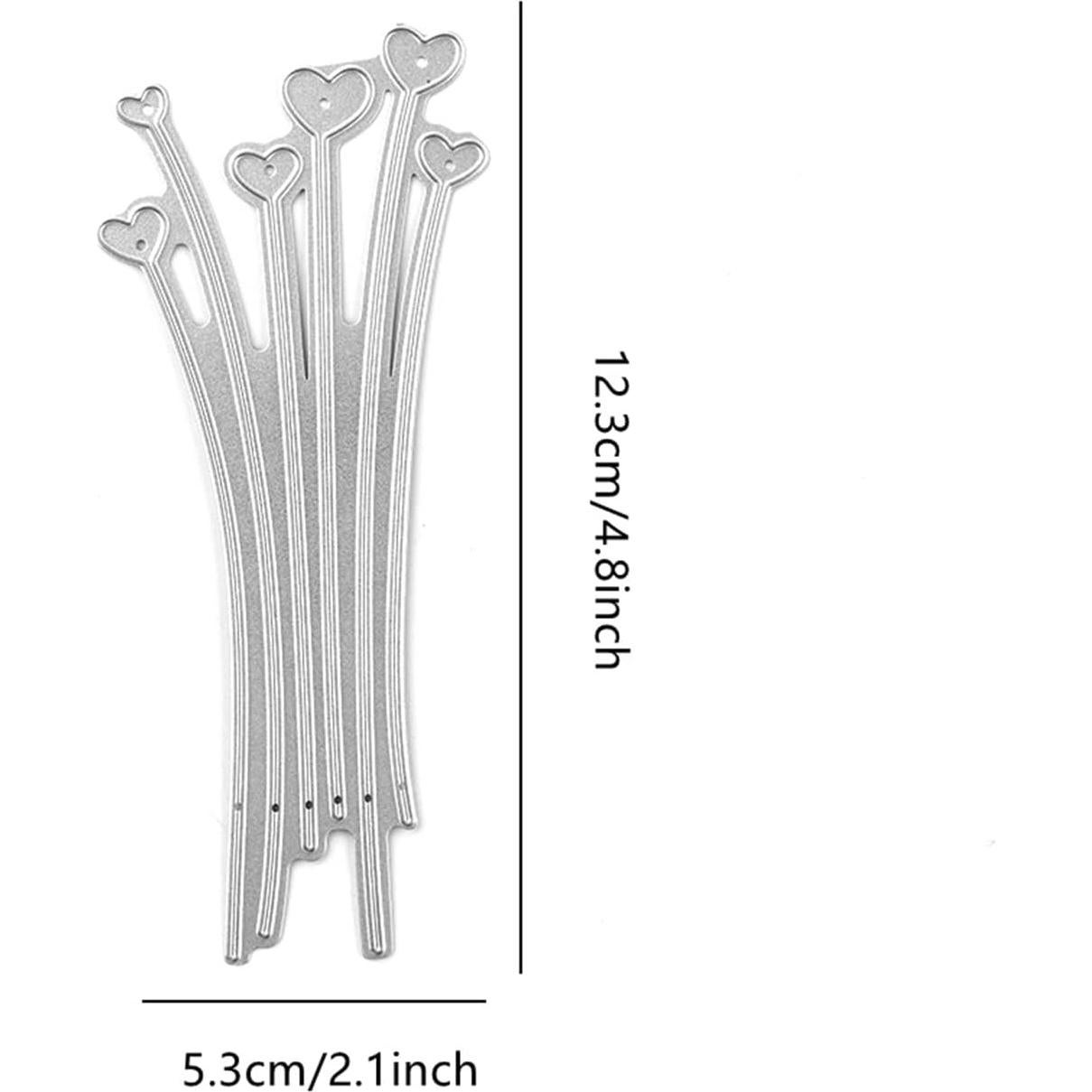 Troquel de Metal Corazón CYFUN para Scrapbooking 30.48cm