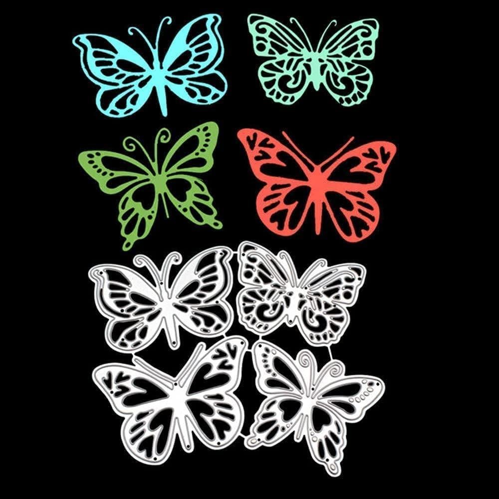 Conjunto de 4 Troqueles de Corte de Metal Mariposa Galepromot