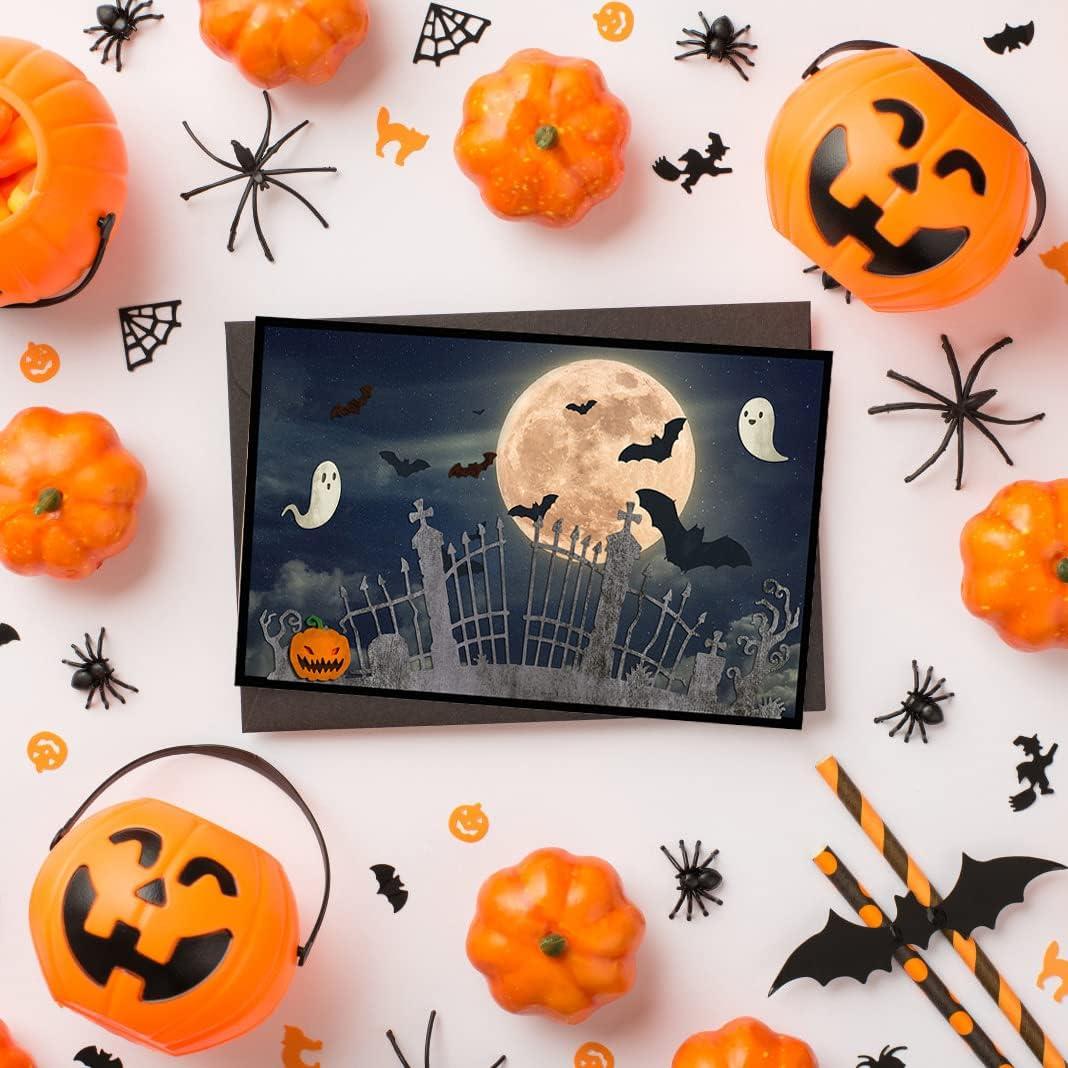 Troqueles de Corte Halloween ALIBBON - Calabaza, Fantasma, Tumba