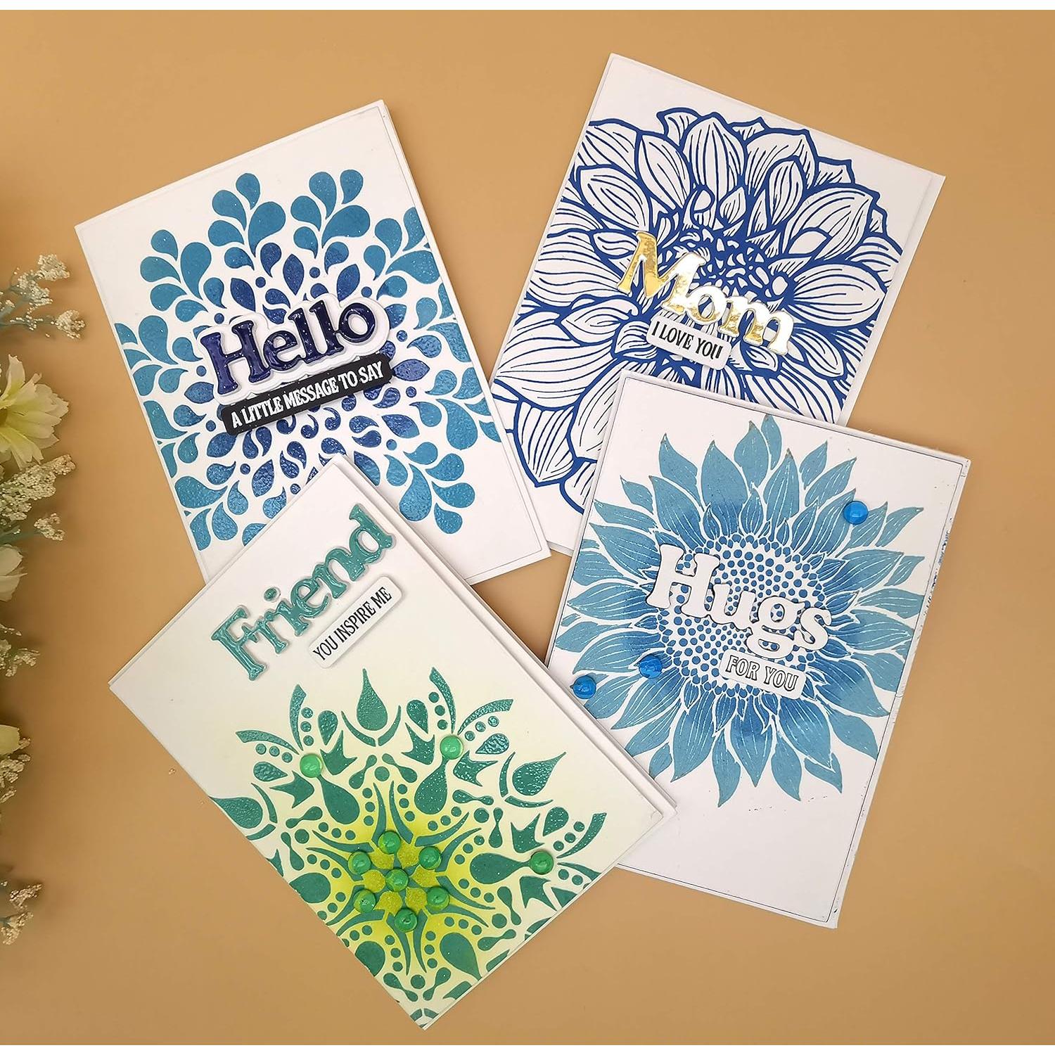 Troqueles de Palabra Alinacutle 22PC para Scrapbooking