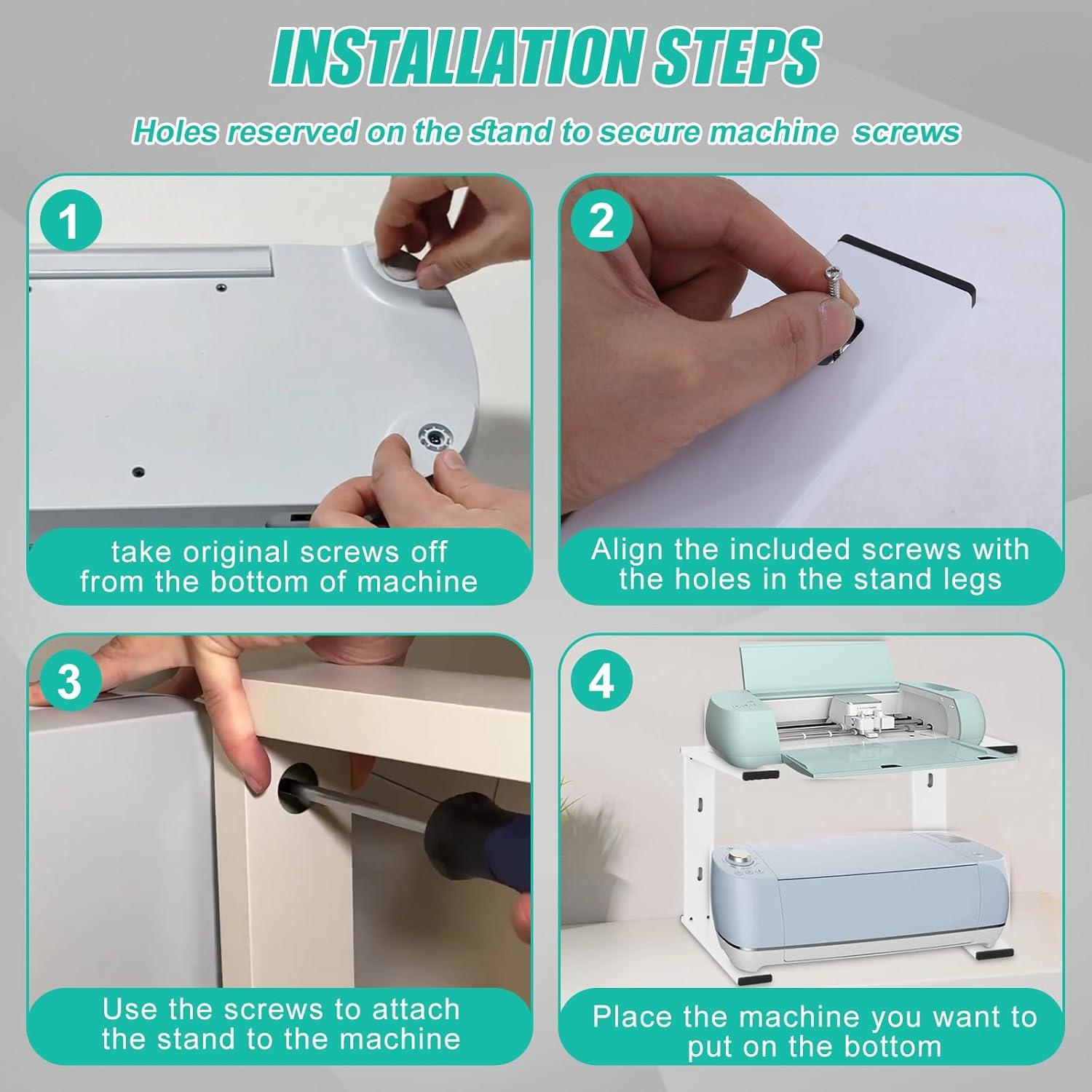 Soporte de patas 2 en 1 Zejoot para Cricut Explore y Maker