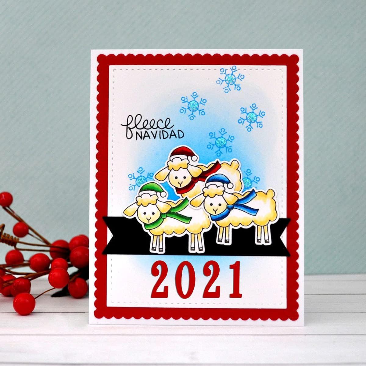 Troqueles de Corte Números 0-9 TESWEY para Scrapbooking