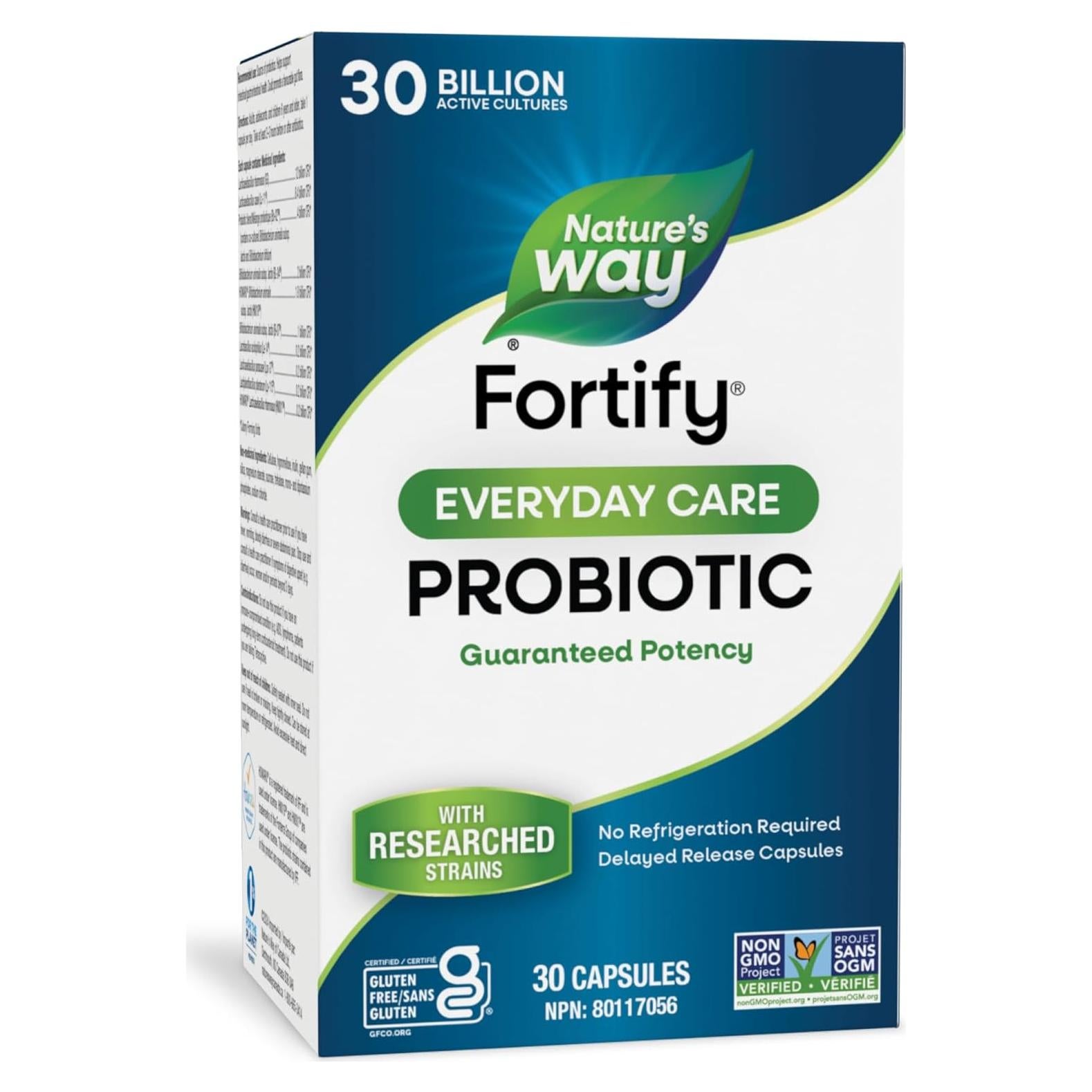 Probiotico Diario para Mujeres Nature's Way 30 Mil Millones 30 Cápsulas