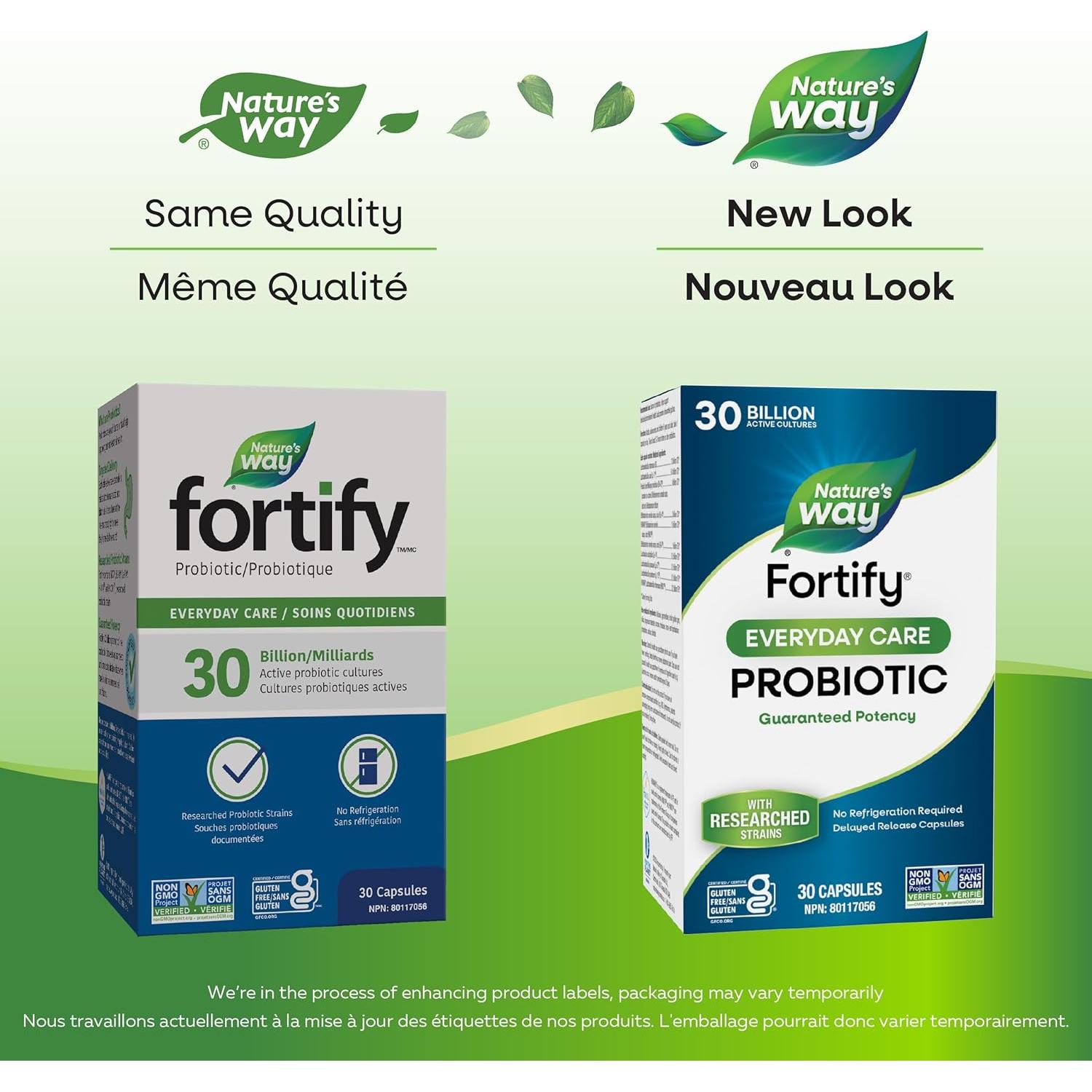 Probiotico Diario para Mujeres Nature's Way 30 Mil Millones 30 Cápsulas