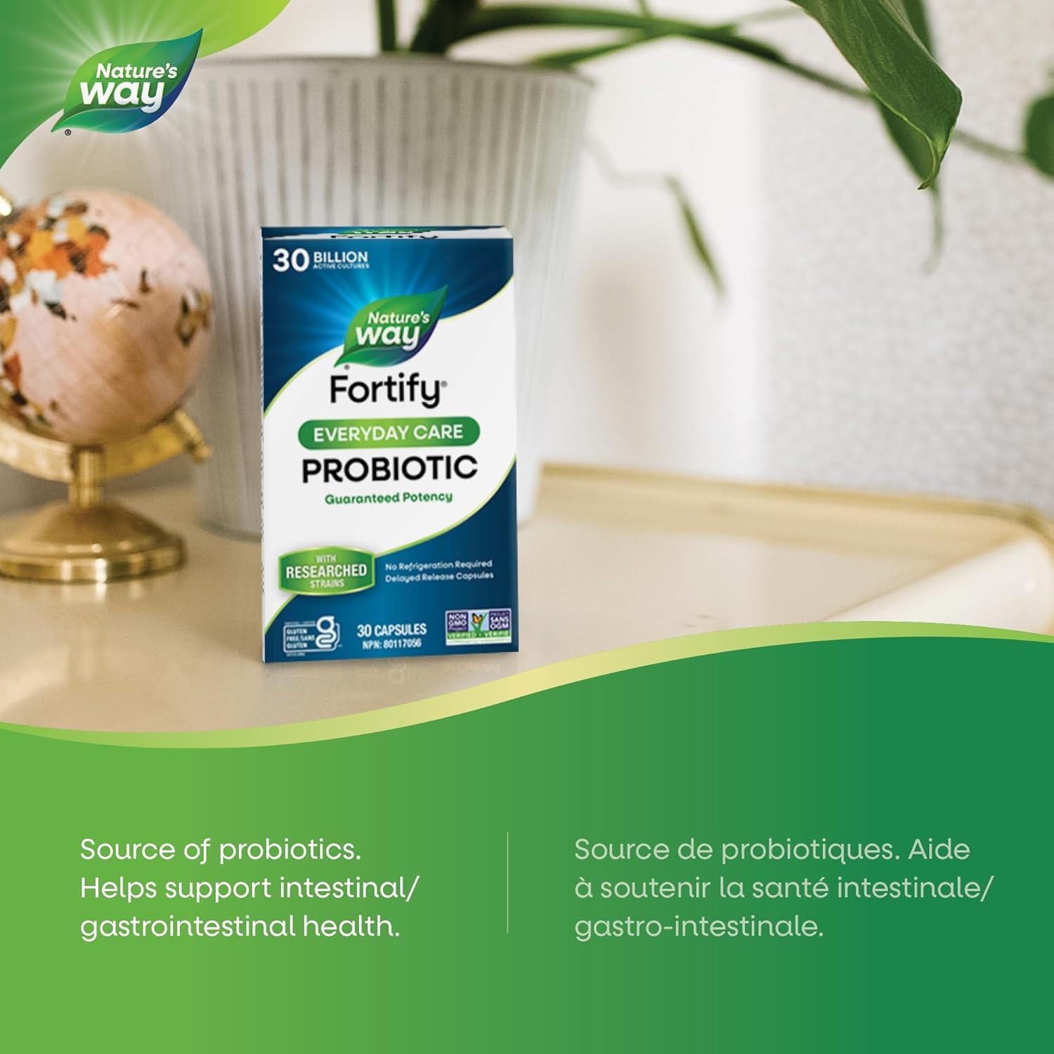 Probiotico Diario para Mujeres Nature's Way 30 Mil Millones 30 Cápsulas