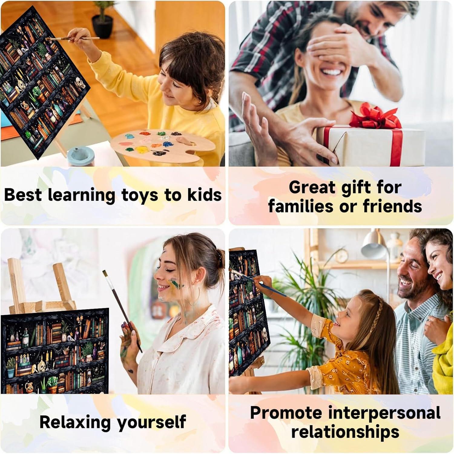 Kit de Pintura por Números WEMEON Gótico 40.6x50.8cm