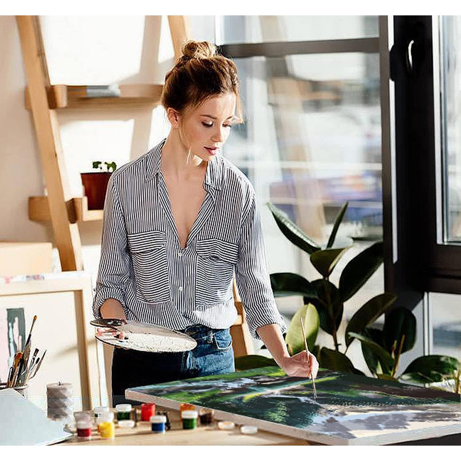 Pintar por Números en Lienzo Eniref Montañas 40x50 cm