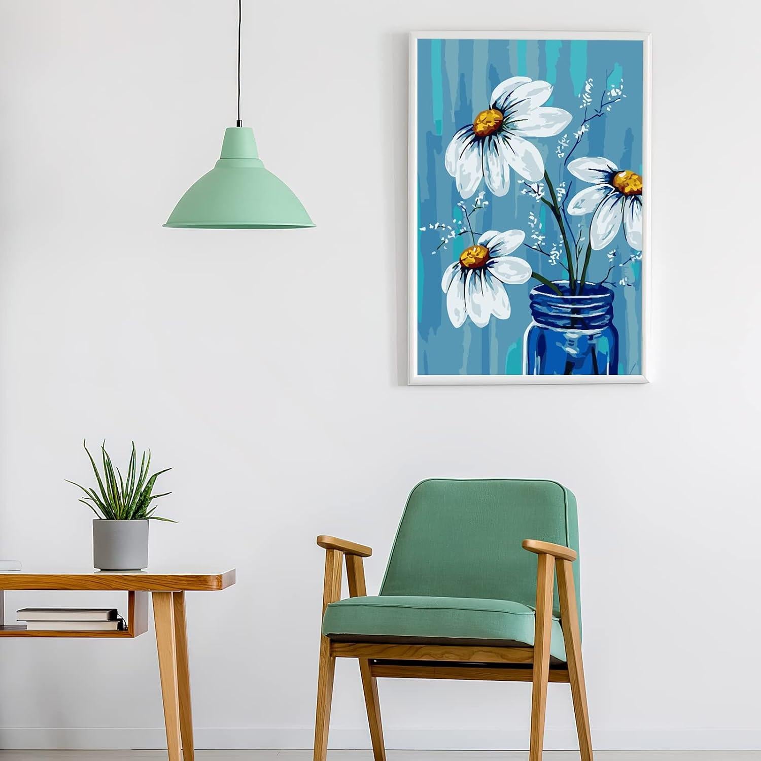 Kit de Pintura por Números Ginkko 9x12 cm con Marco y Acrílicos