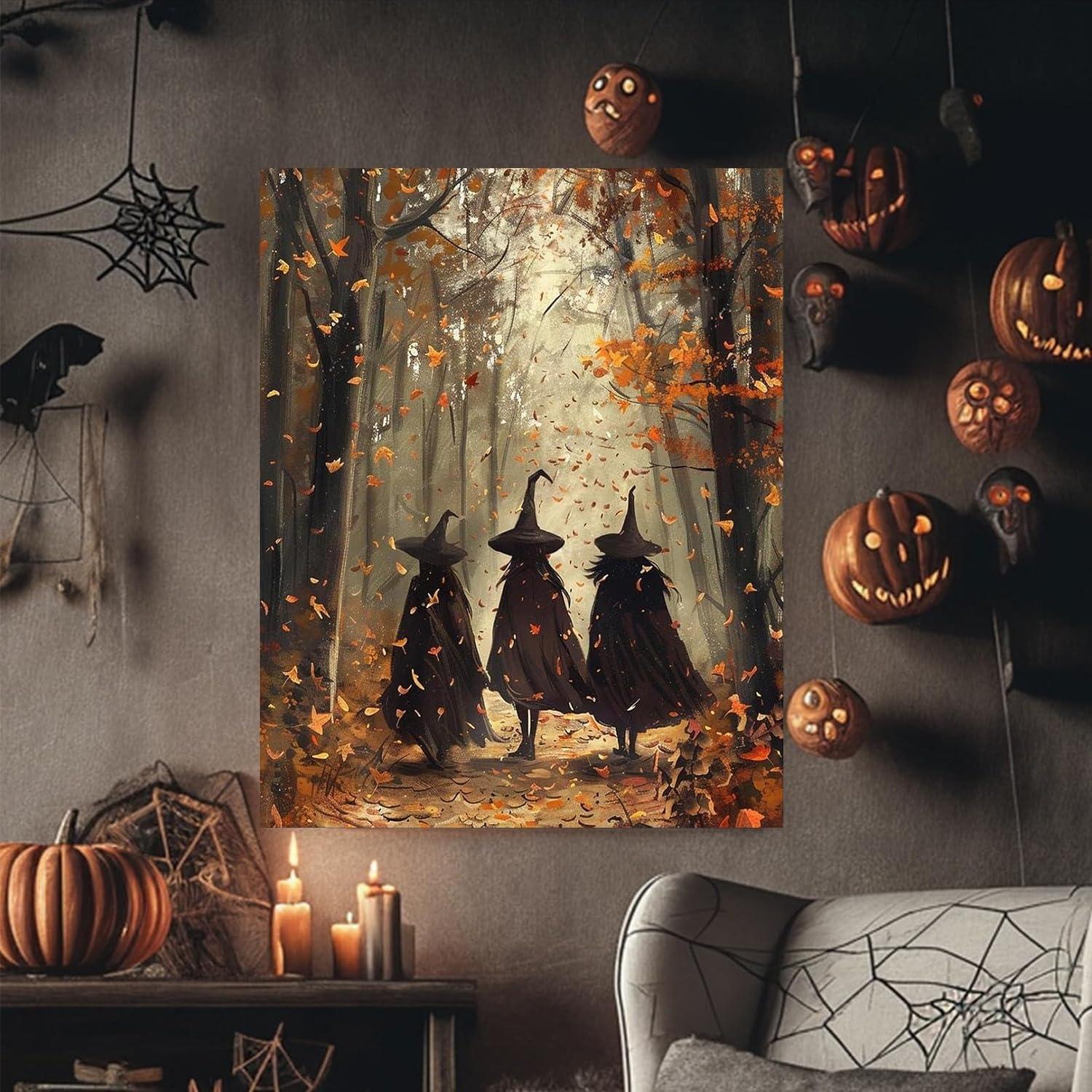 Kit de Pintura por Números Halloween Reivworl 40x51 cm