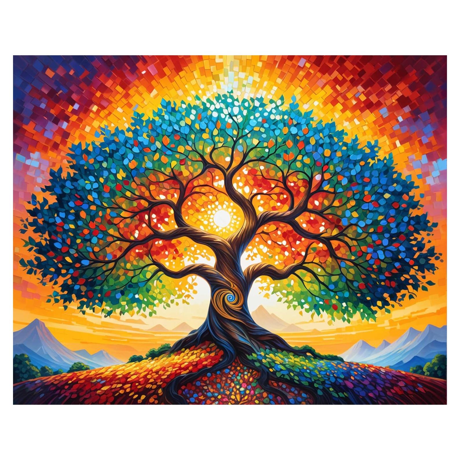 Kit de Pintura por Números Ldazao Árbol de la Vida 50.8x40.6cm