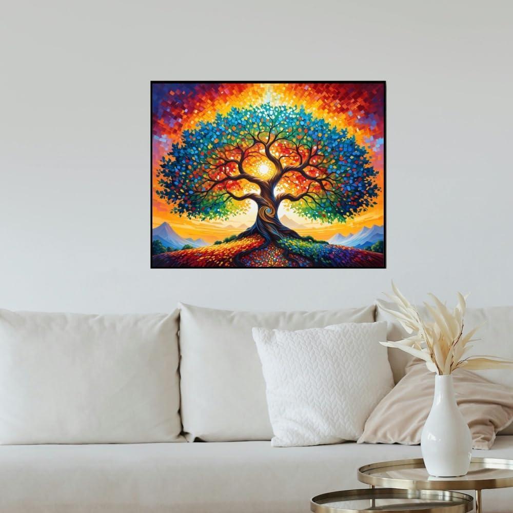 Kit de Pintura por Números Ldazao Árbol de la Vida 50.8x40.6cm