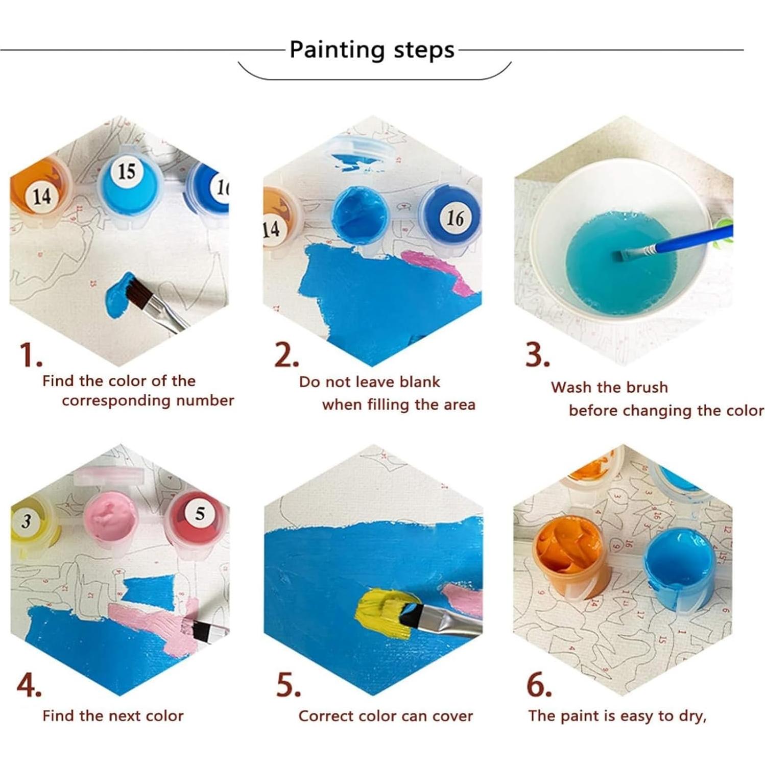 Kit de Pintura por Números Ldazao Árbol de la Vida 50.8x40.6cm