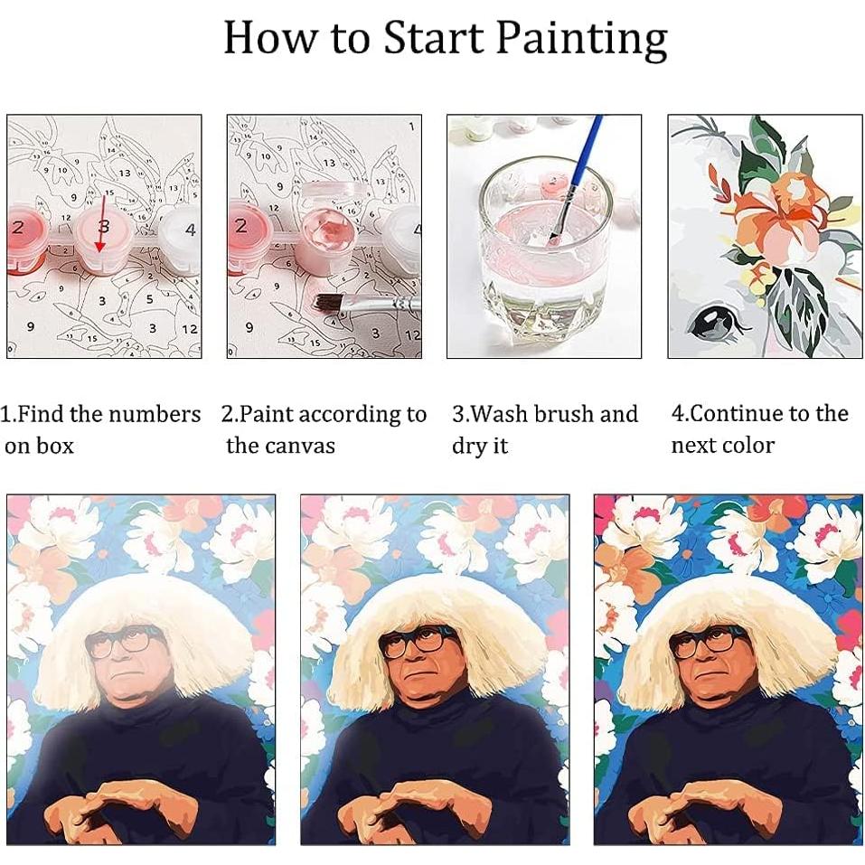 Pintar por Números eniref Adultos y Niños 40x50cm