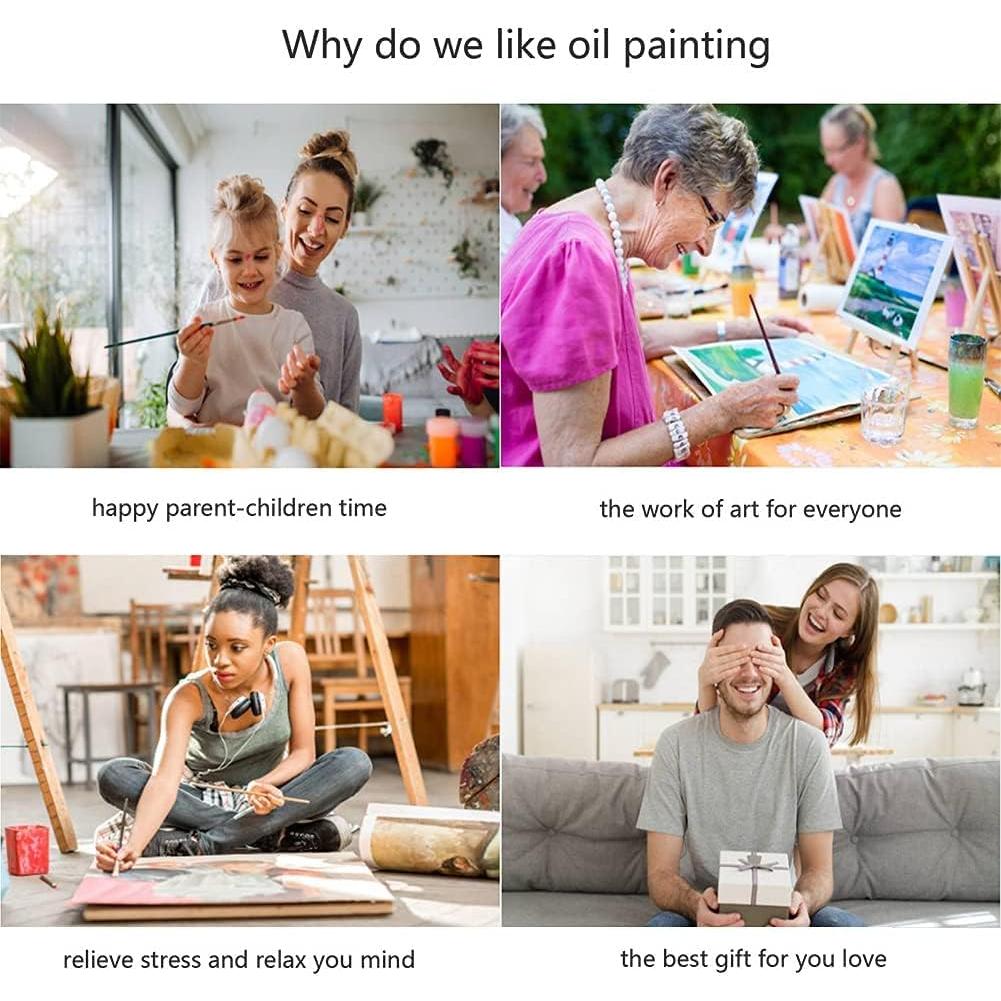 Pintar por Números eniref Adultos y Niños 40x50cm