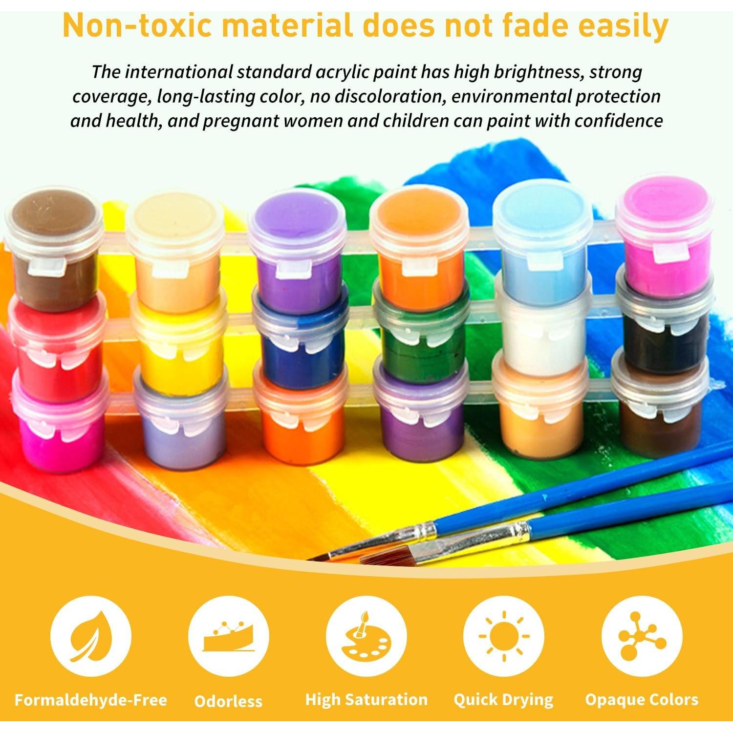 Kit de Pintura por Números Mandun Playa 40x50cm para Adultos