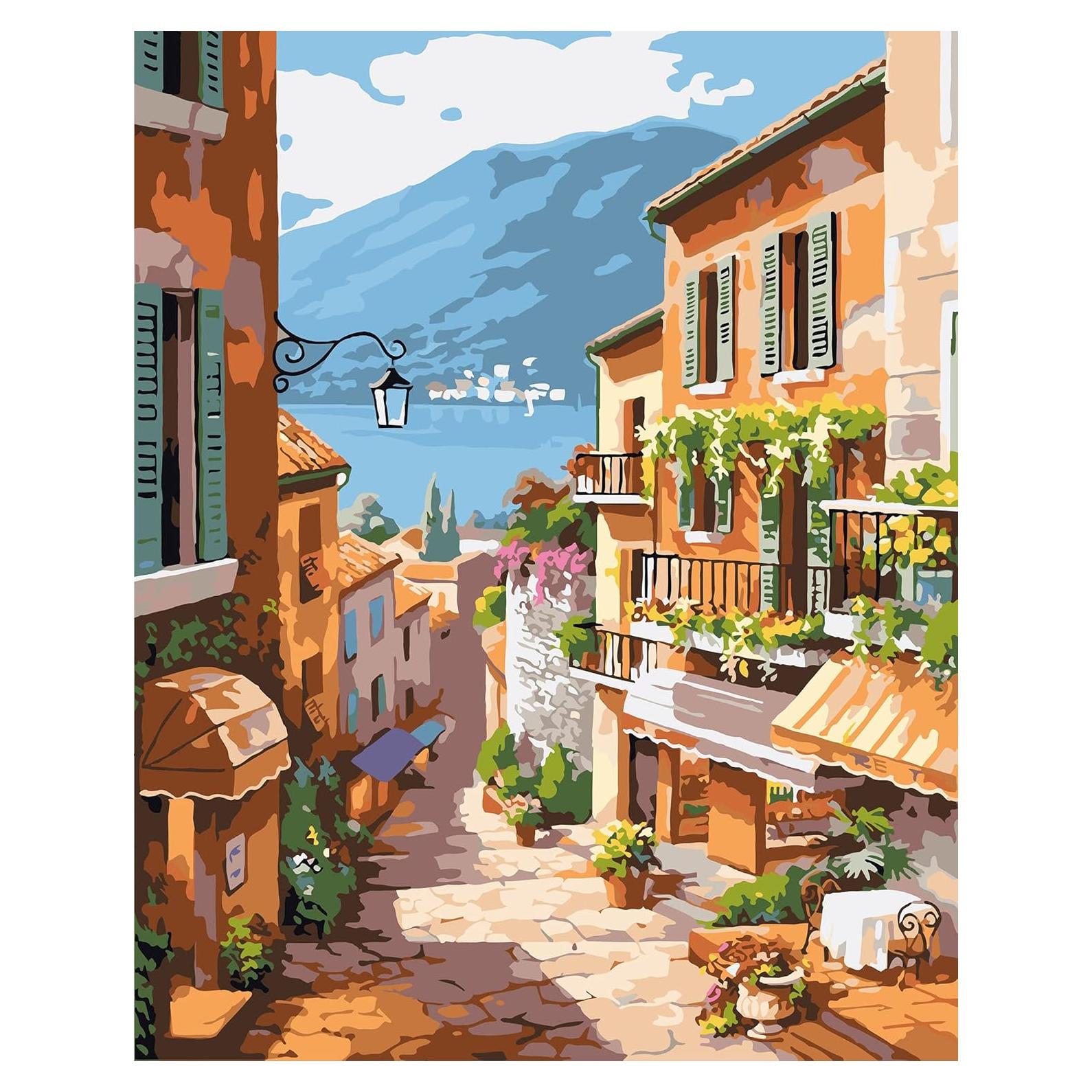 Kit de Pintura por Números QUITEDEW Jardín 40x50 cm