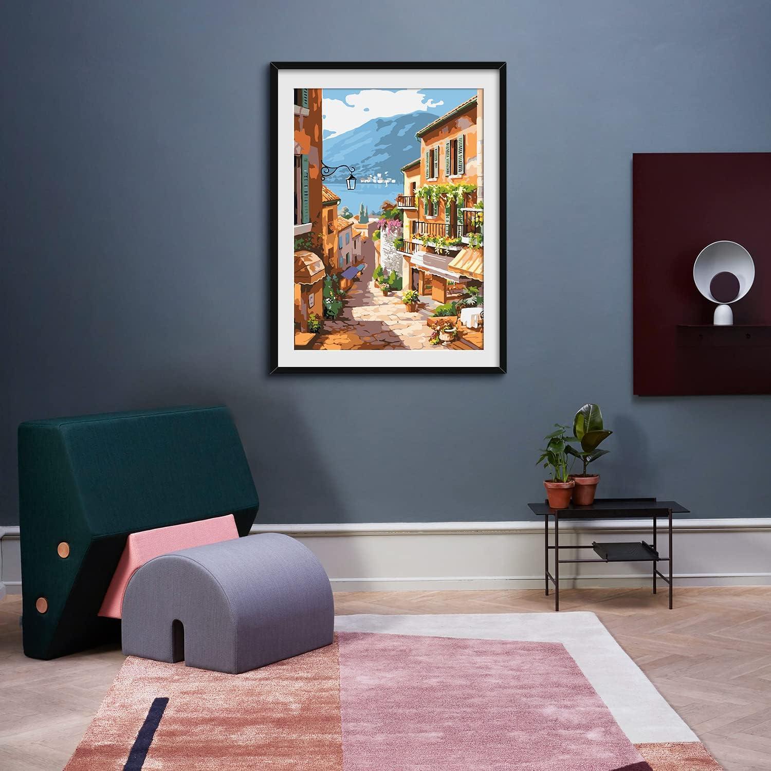 Kit de Pintura por Números QUITEDEW Jardín 40x50 cm