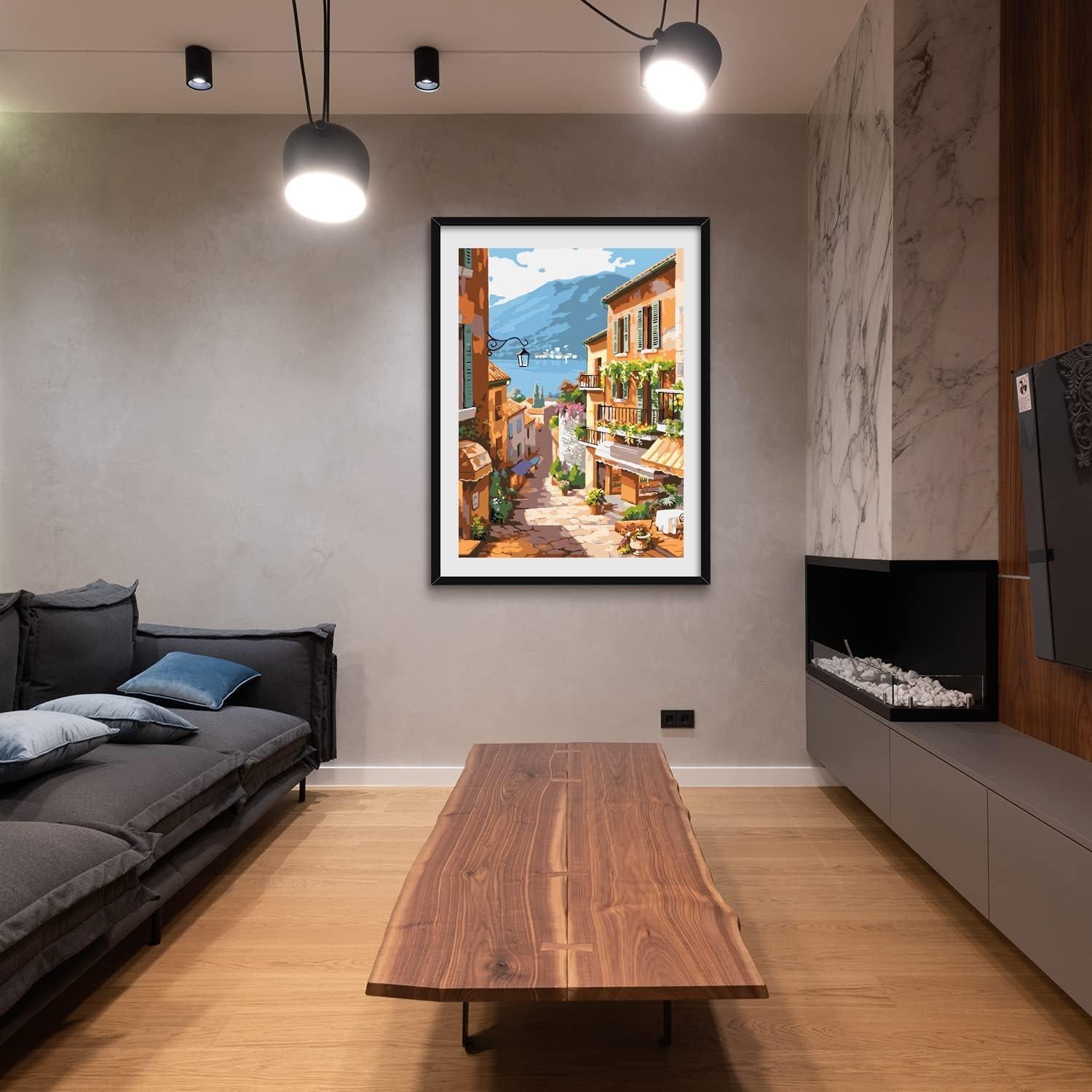 Kit de Pintura por Números QUITEDEW Jardín 40x50 cm