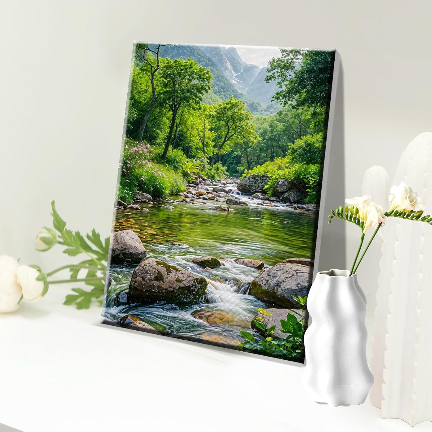 Kit de Pintura por Números JOOZ Paisaje 30x20 cm para Adultos