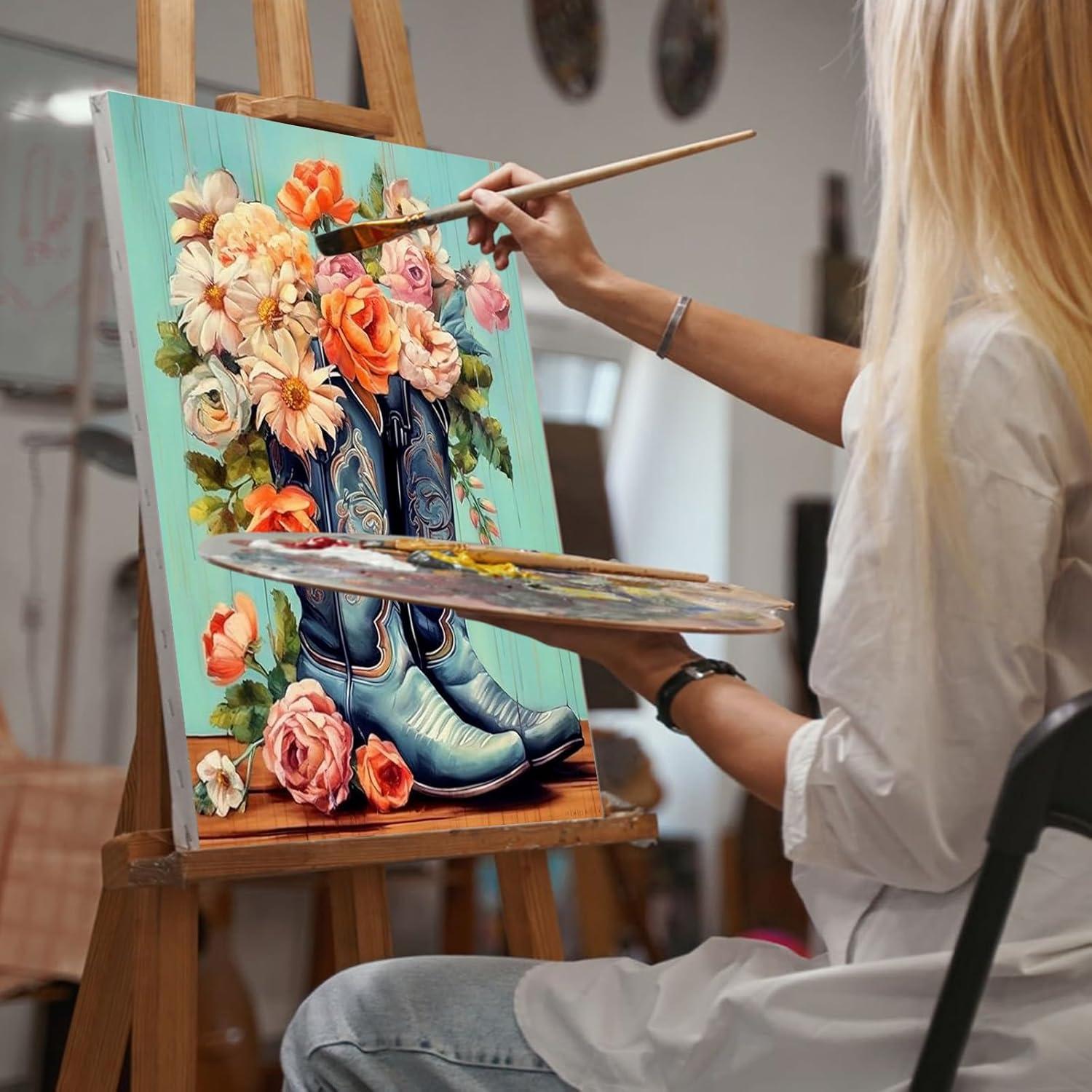 Kit de Pintura por Números Yezavesu Adultos 40.64x50.8 cm