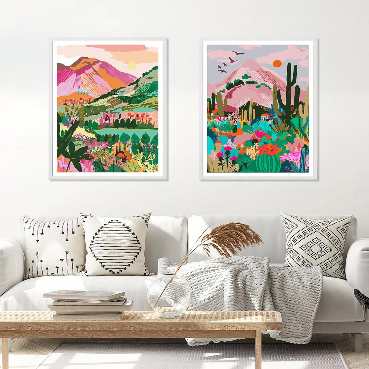 Kit de Pintar por Números Jethami 2 Piezas 40.6x50.8 cm