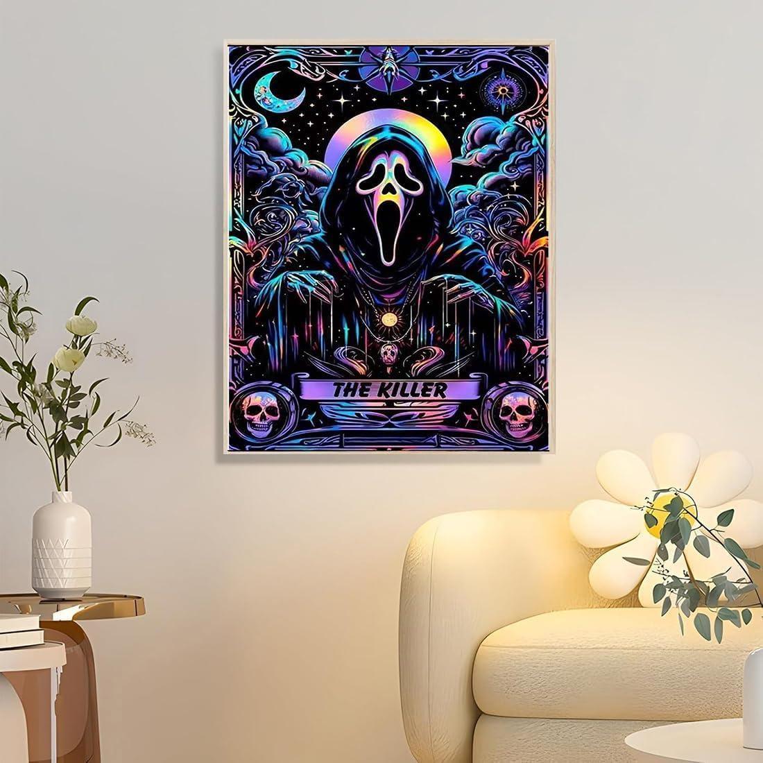 Kit de Pintura por Números SOTYIOO Halloween 40x50cm