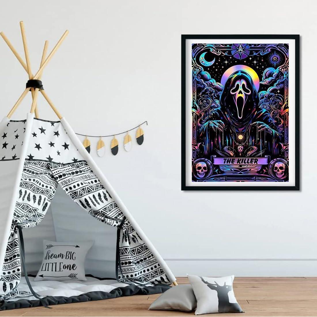 Kit de Pintura por Números SOTYIOO Halloween 40x50cm