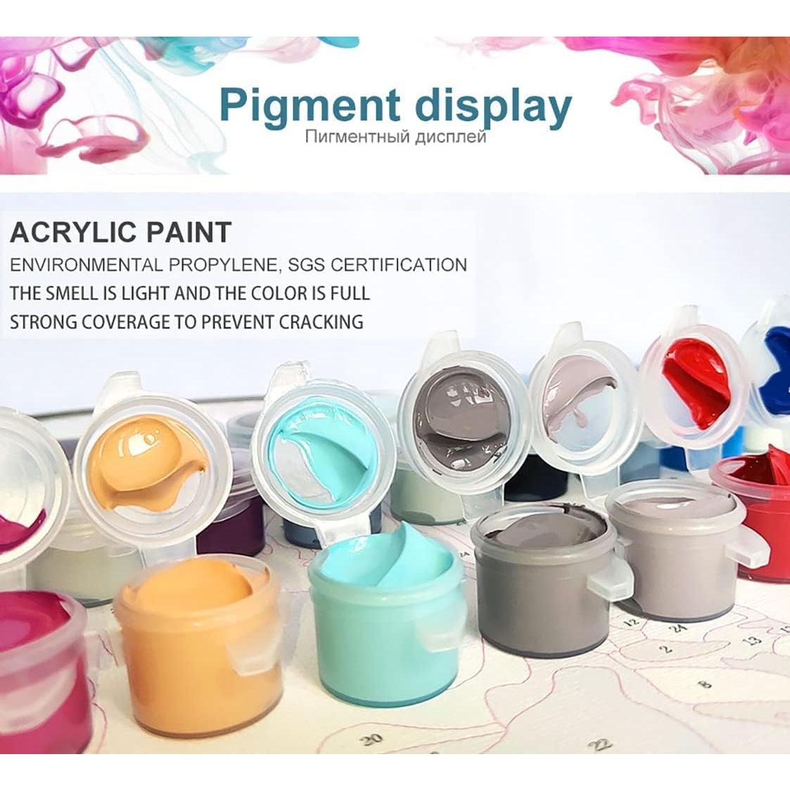 Kit de Pintura por Números SOTYIOO Halloween 40x50cm