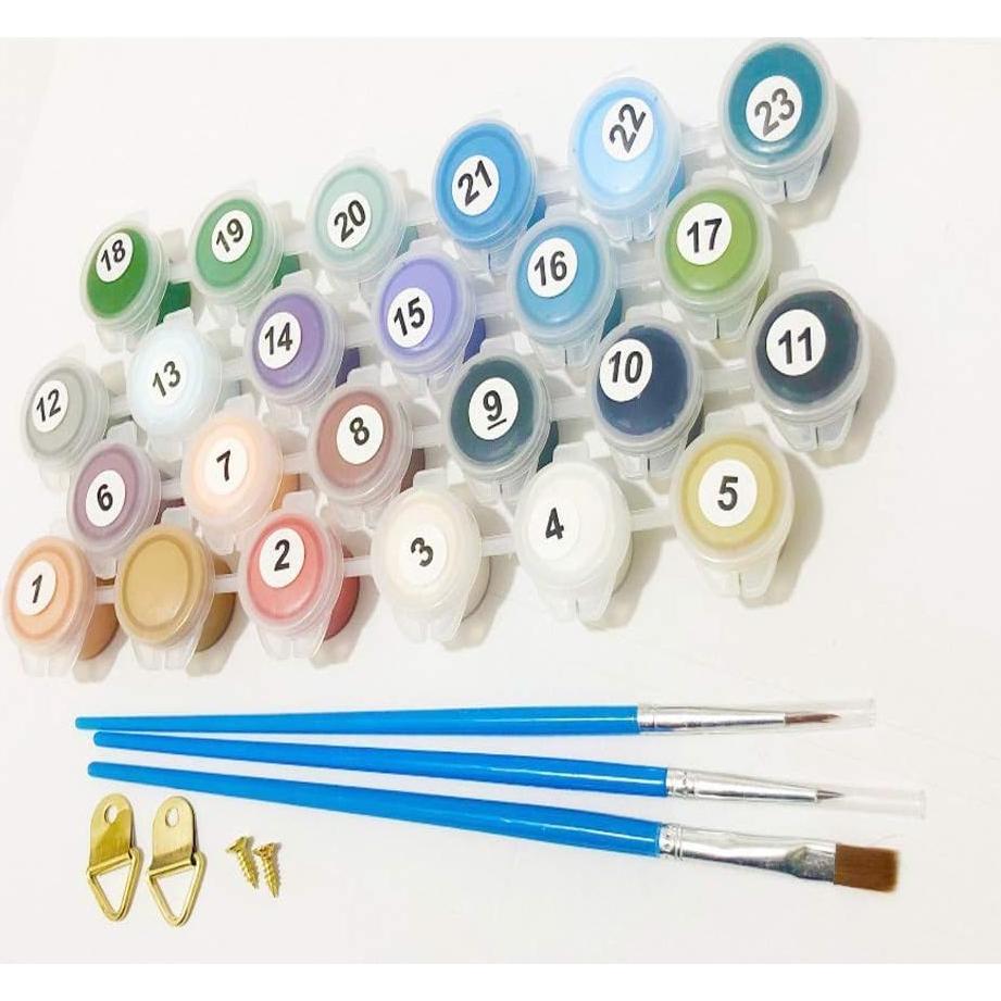 Kit de Pintura por Números SOTYIOO Halloween 40x50cm