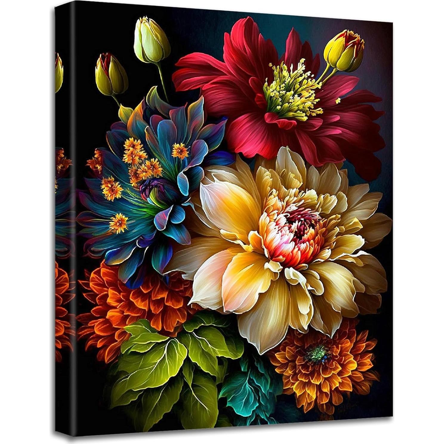 Kit de Pintura por Números JATOK 40x50cm Acrílico Adultos