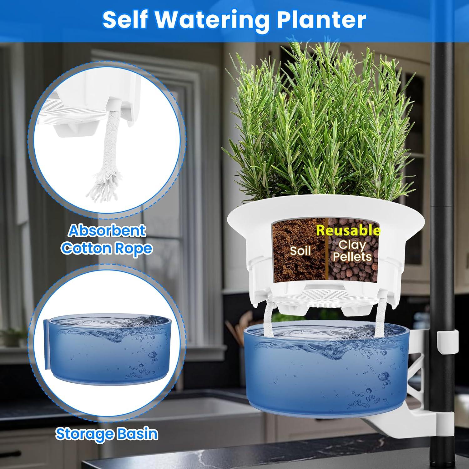 Kit de Terrario E SUPEREGROW con Luz de Crecimiento y Autorriego