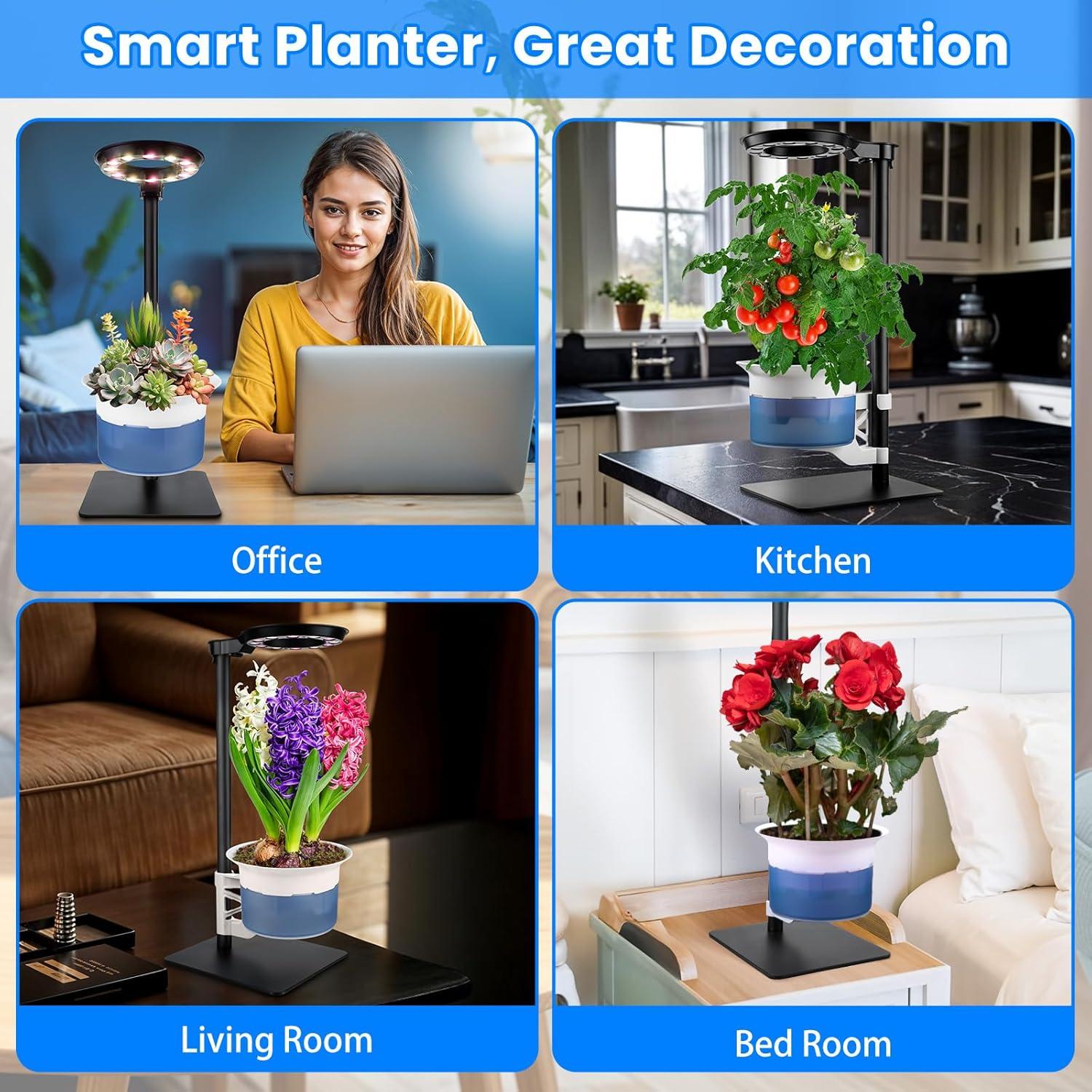 Kit de Terrario E SUPEREGROW con Luz de Crecimiento y Autorriego