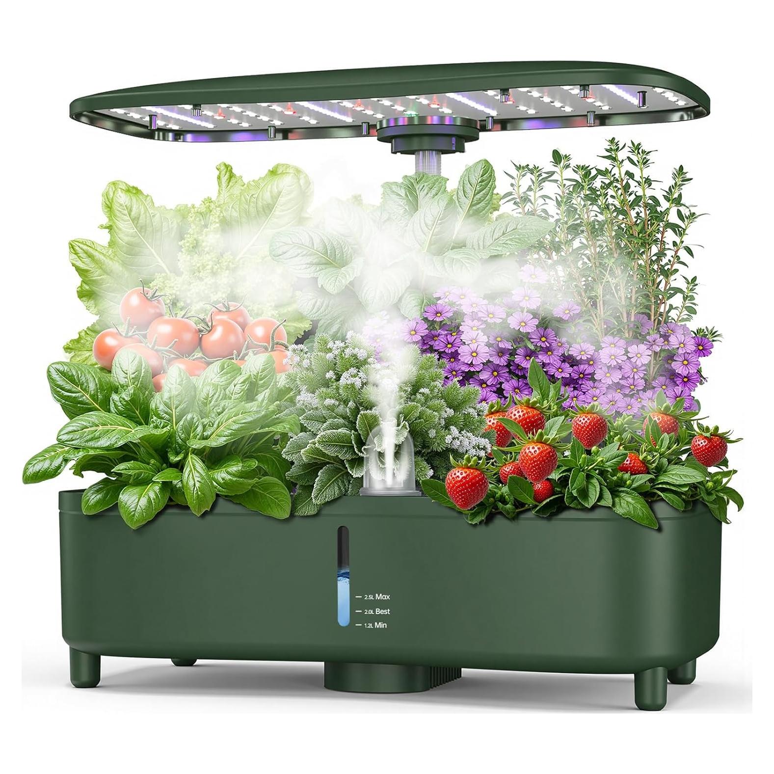 Kit de Jardín Hidropónico URBZUE 16 Cápsulas 3 Modos 5L