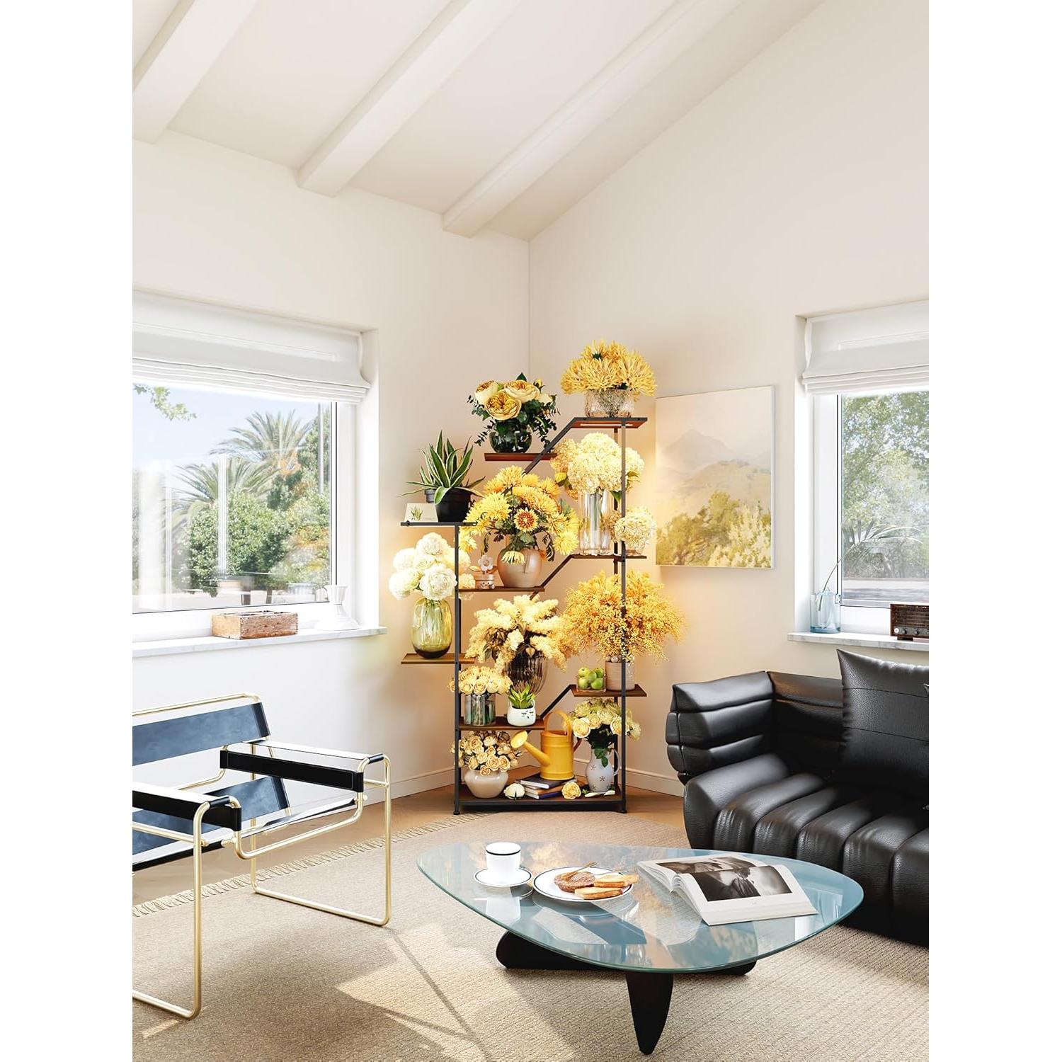 Soporte de Planta Iluminado MemoCastle 160cm con Luces LED