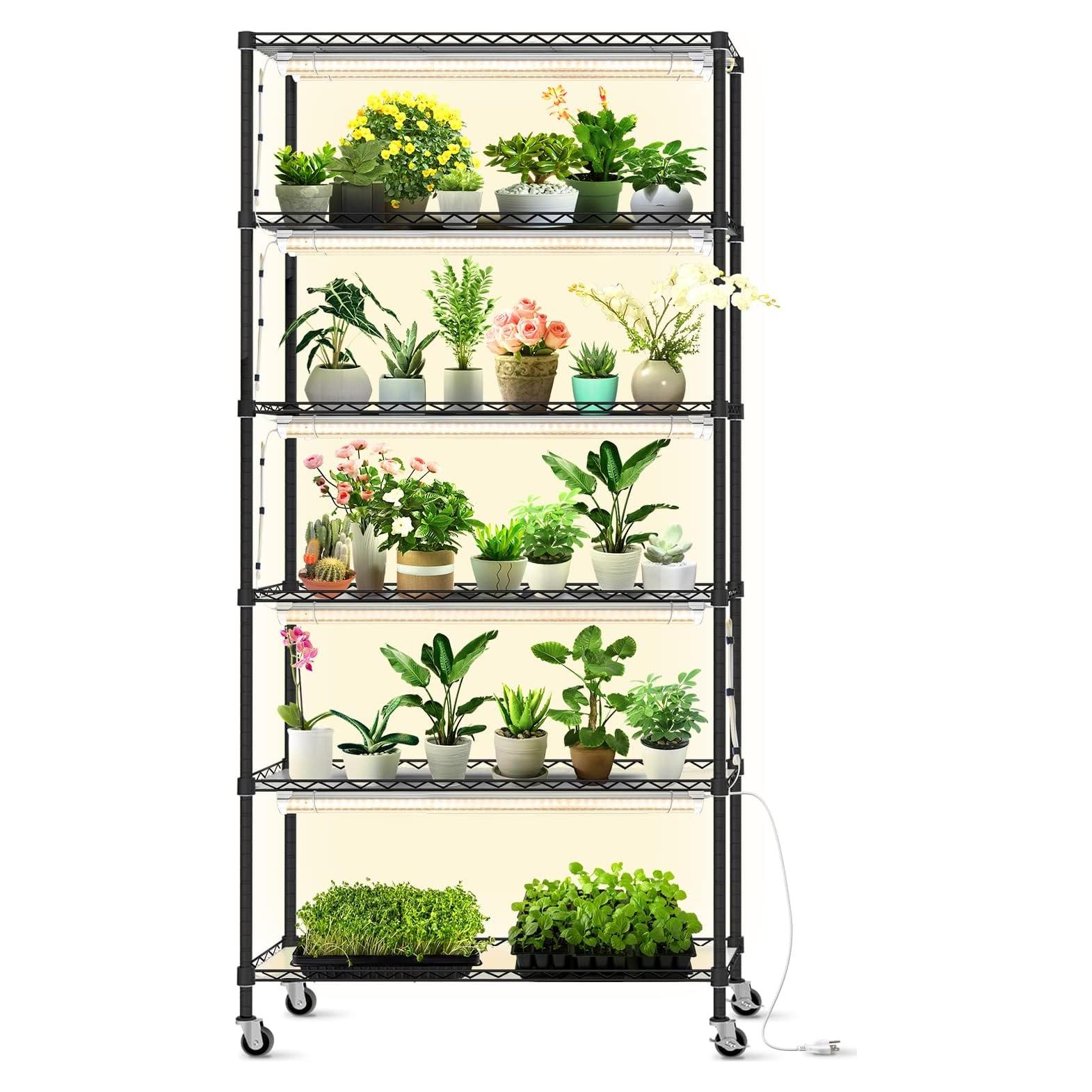 Estante de Plantas Bstrip con Luces de Crecimiento 180cm