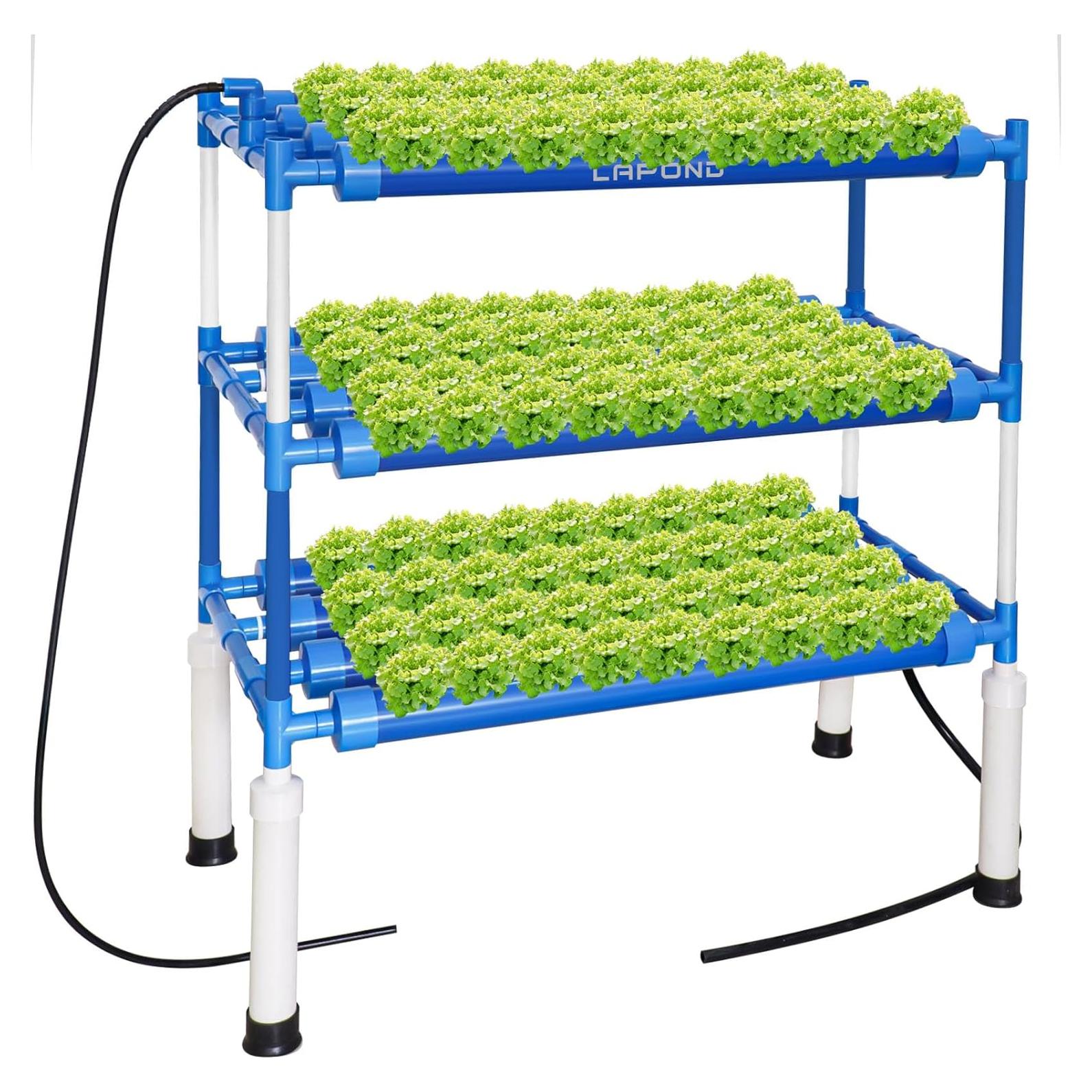 Kit Hidropónico Deluxe Siyan 108 Sitios Azul Bloquea Luz